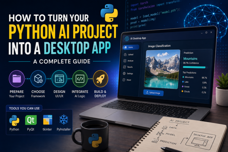 Python AI Project Into a Desktop App
