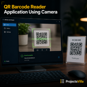 QR Barcode Reader Application Using Camera