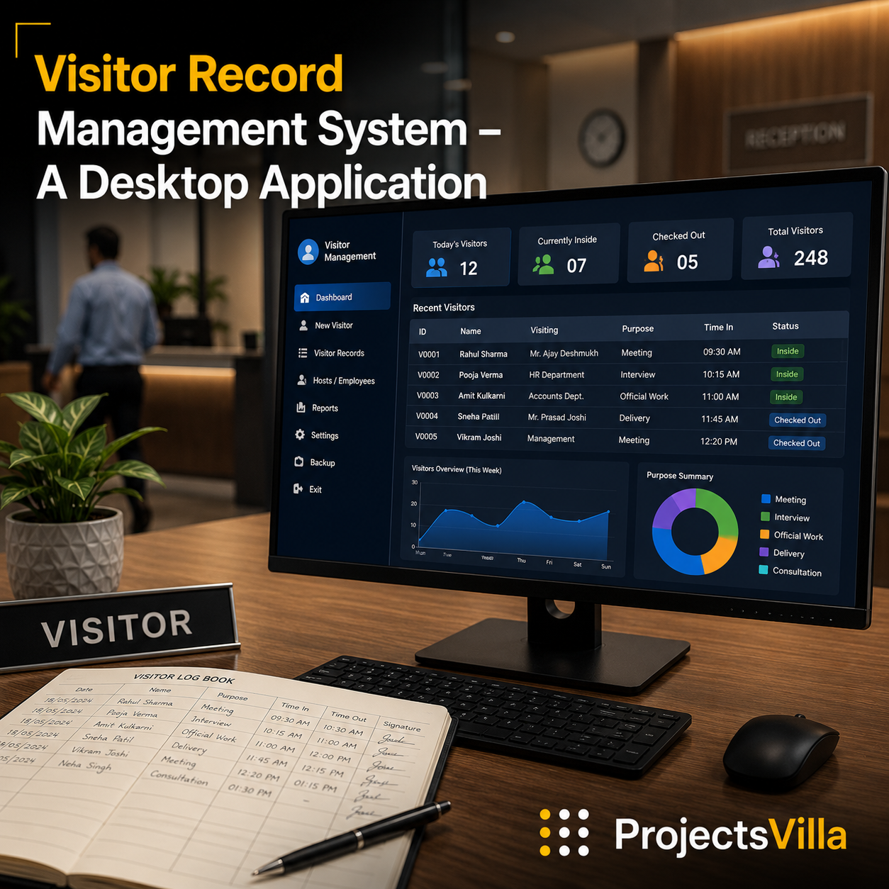 Visitor Record Management System
